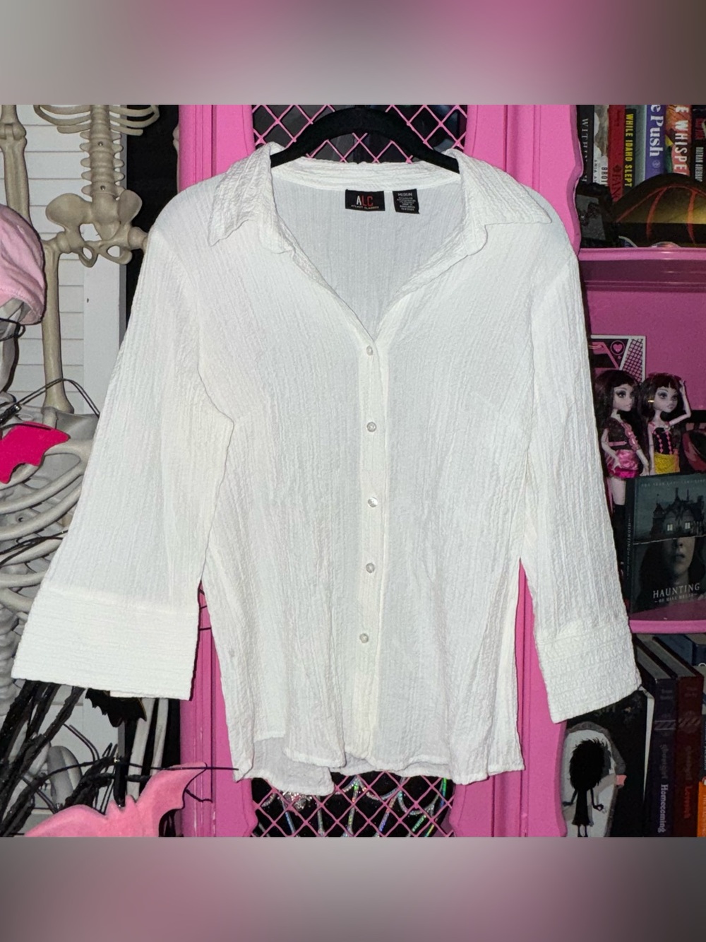 VTG ALC at last classics button up shirt size medium